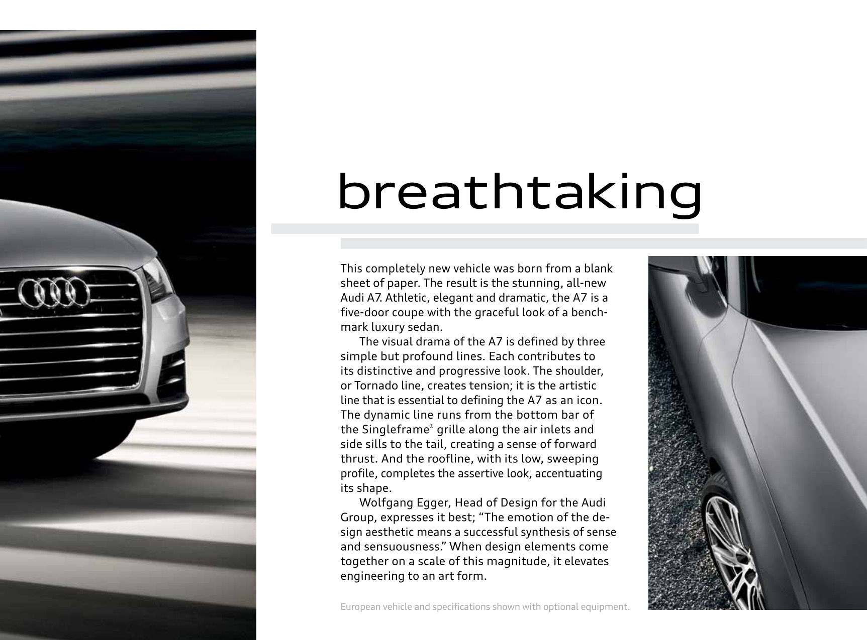 2012 Audi A7 Brochure Page 29